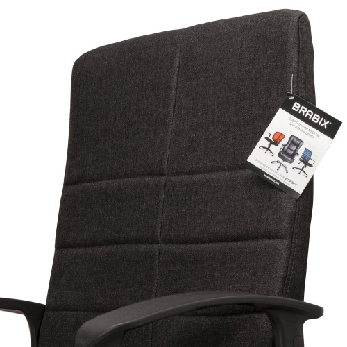 Кресло офисное BRABIX "Focus EX-518", ткань, черное фото 6