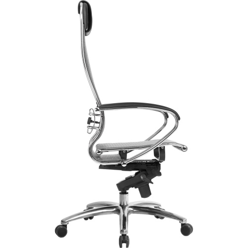 Кресло офисное МЕТТА "SAMURAI" S-1.04, сверхпрочная ткань-сетка, серое фото 7