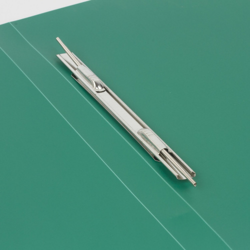 Папка с металлическим скоросшивателем BRAUBERG, стандарт, до 100 листов, 0,6 мм, зеленая фото 5