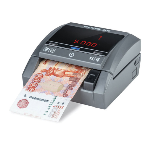 Детектор банкнот DORS 200, автоматический, RUB, ИК, УФ, антистокс фото 3