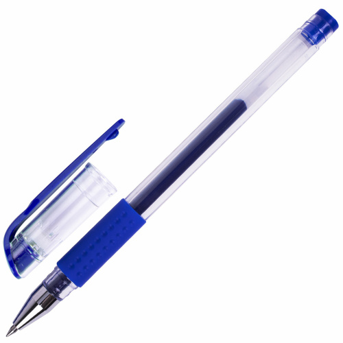 Ручки гелевые с грипом BRAUBERG "EXTRA GT", НАБОР 4 ЦВЕТА, стандартный узел 0,5 мм, линия письма 0,35 мм, 143923 фото 3