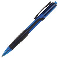 Ручка шариковая масляная автоматическая с грипом BRAUBERG "Phantom", линия письма 0,35 мм, синяя