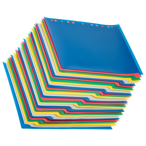 Разделитель пластиковый широкий BRAUBERG, А4+, 31 лист, цифровой 1-31, оглавление, цветной фото 5