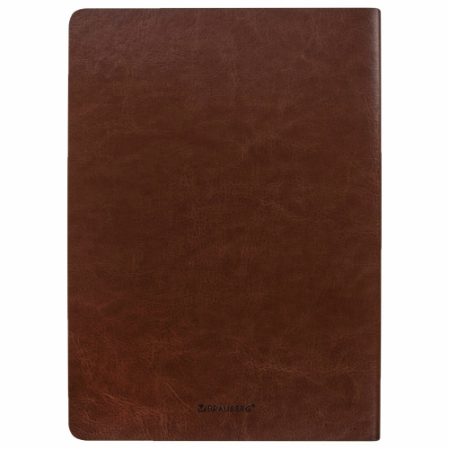 Тетрадь BRAUBERG VIVA, 60 л., B5, 179х250 мм, в линию, обложка кожзам, сшивка, коричневый фото 9