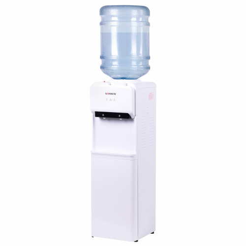 Кулер для воды SONNEN FE-02, напольный, нагрев/охлаждение электронное, 2 крана, белый фото 9