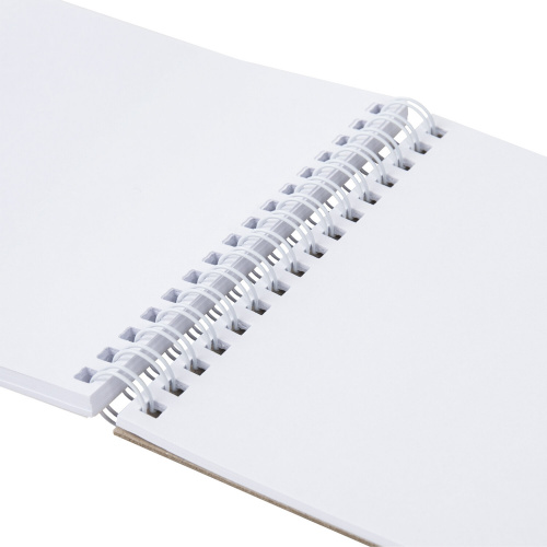 Скетчбук, белая бумага 100г/м2, 145х205мм, 60л, гребень, жёст. подложка, BRAUBERG, 115061 фото 7