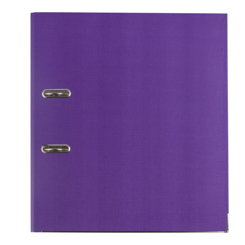 Папка-регистратор BRAUBERG, покрытие из ПВХ, 80 мм, с уголком, фиолетовая фото 10