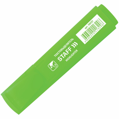Текстовыделитель STAFF "EVERYDAY", линия 1-5 мм, зеленый фото 8