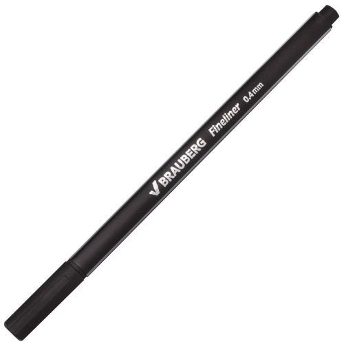 Ручка капиллярная (линер) BRAUBERG "Aero", трехгранная, металлический наконечник фото 8