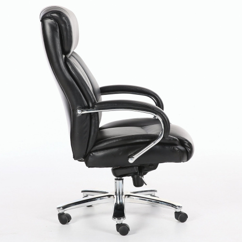 Кресло офисное BRABIX PREMIUM "Direct EX-580", хром, рециклированная кожа, черное фото 9