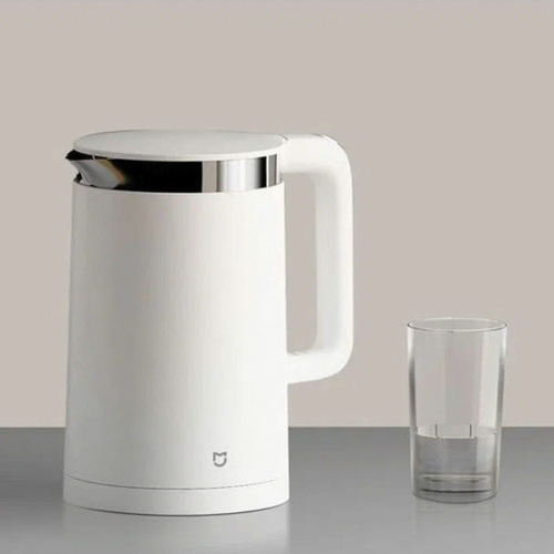Чайник XIAOMI Mi Smart Kettle Pro, 1,5л, поддержание температуры, двойные стенки, бел, BHR4198GL фото 8