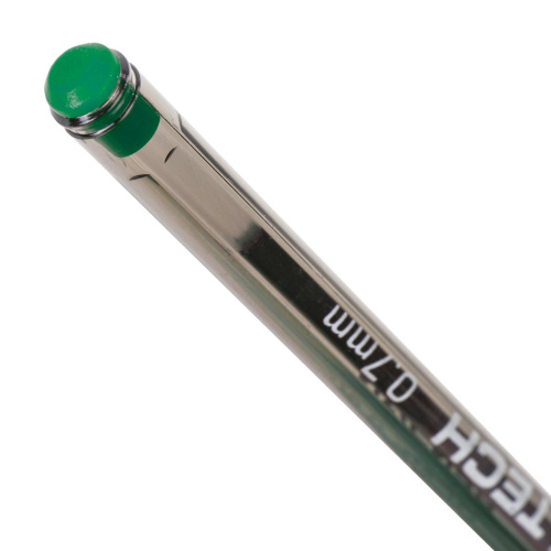Ручка шариковая масляная PENSAN "My-Tech", линия 0,35 мм, зеленая фото 4