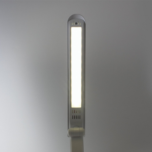 Светильник настольный SONNEN, на подставке, светодиодный, пластик, белый фото 3