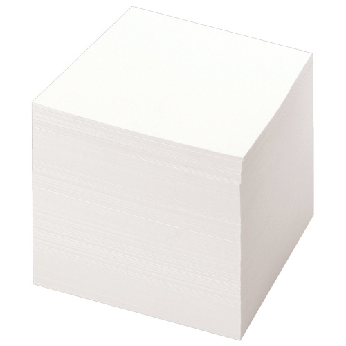 Блок для записей STAFF непроклеенный, куб 8х8х8 см, белизна 90-92%, белый фото 6