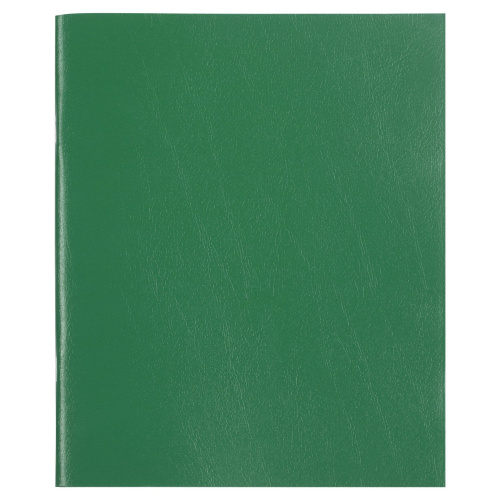 Тетрадь бумвинил STAFF, А5, 96 л., скоба, офсет №1, клетка, с полями, зеленый фото 8