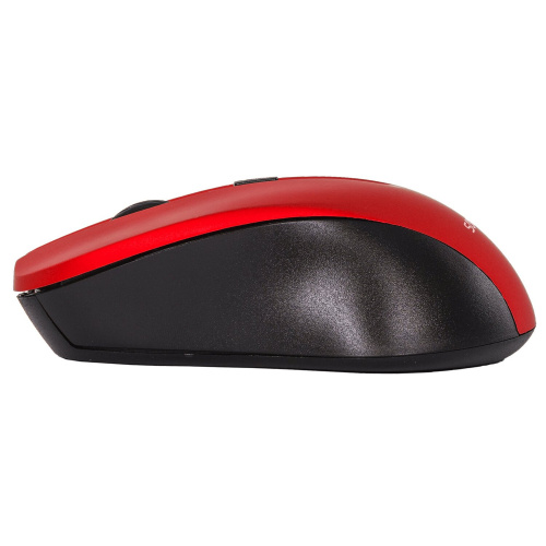Мышь беспроводная с бесшумным кликом SONNEN V18, USB, 800/1200/1600 dpi, 4 кнопки, красная фото 8