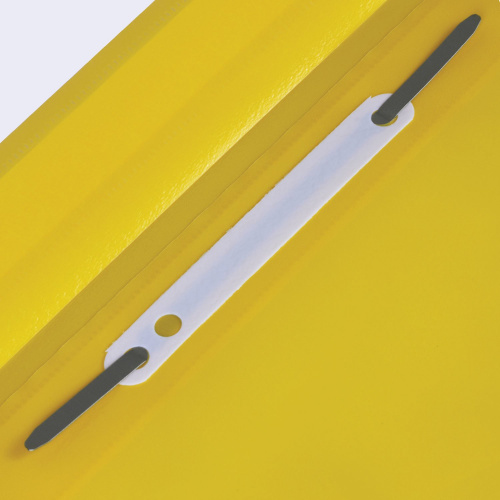 Скоросшиватель пластиковый STAFF, А4, 100/120 мкм, желтый фото 9