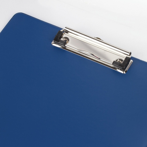 Доска-планшет BRAUBERG "Comfort", с прижимом, А4, картон/ПВХ, синяя фото 3