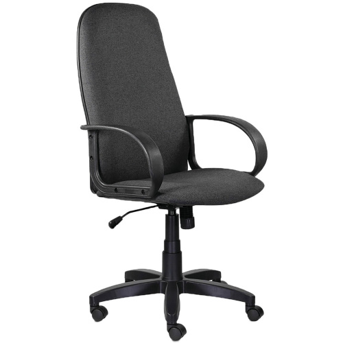Кресло офисное BRABIX "Praktik EX-279", ткань/кожзам, серое