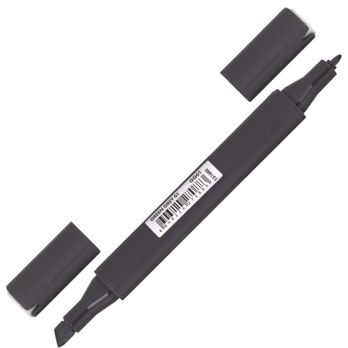 Маркер для скетчинга двусторонний BRAUBERG ART CLASSIC, 1 мм-6 мм, зелено-серый фото 6