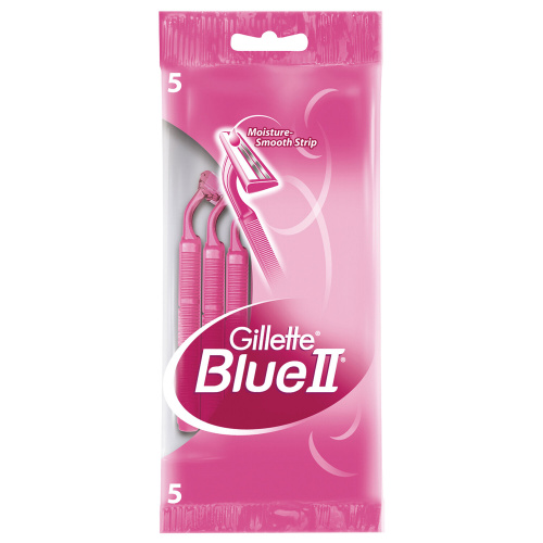Бритвы одноразовые GILLETTE BLUE 2, 5 шт., для женщин фото 3