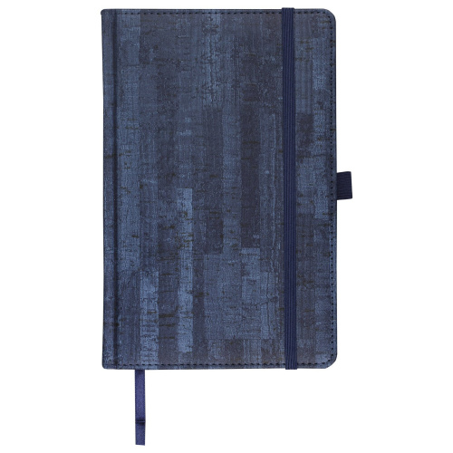 Ежедневник недатированный BRAUBERG "Wood", А5, 138x213 мм, кожзам, резинка, 136 л., синий фото 9