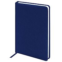 Ежедневник недатированный BRAUBERG "Select", А5, 138x213 мм, балакрон, 160 л., синий