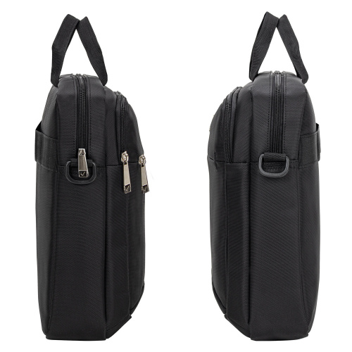 Сумка-портфель BRAUBERG "Protect", 30х40х7 см, с отделением для ноутбука 15,6", 2 отделения, черная фото 10