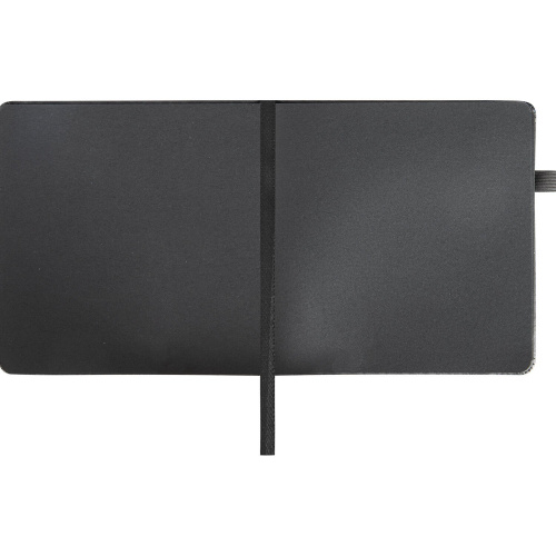 Скетчбук, черная бумага 140 г/м2 120х120 мм, 80 л., КОЖЗАМ, резинка, карман, BRAUBERG ART, черный фото 8