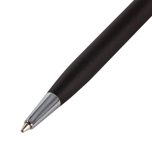 Ручка подарочная шариковая GALANT "Arrow Chrome Grey", корпус серый, хромированные детали, синяя фото 9