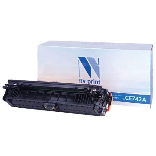 Картридж лазерный NV PRINT для HP CP5220/CP5225/CP5225dn/CP5225n, желтый, ресурс 7300 страниц фото 2