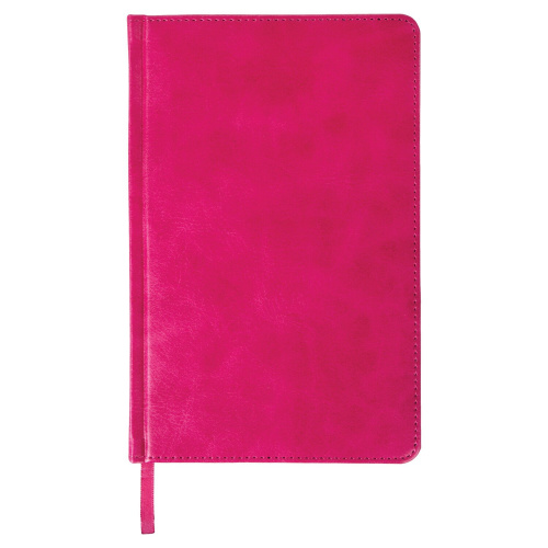 Ежедневник недатированный BRAUBERG "Rainbow", А5, 138х213 мм, под кожу, 136 л., розовый фото 4