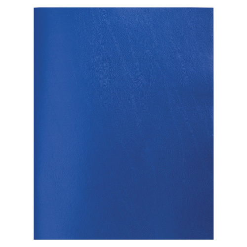 Тетрадь бумвинил STAFF, А4, 96 л., скоба, офсет №2, клетка, синий фото 2