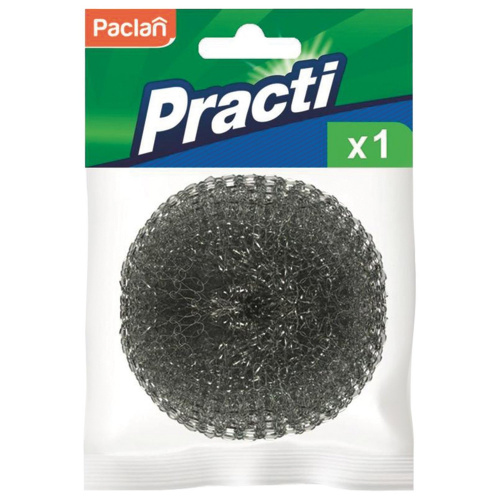 Губка PACLAN "Practi Spiro", 15 г,  для посуды металлическая, спиральная
