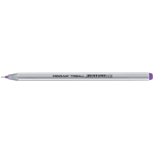 Ручки шариковые масляные PENSAN "Triball Colored", 8 шт., линия письма 0,5 мм, ассорти фото 2