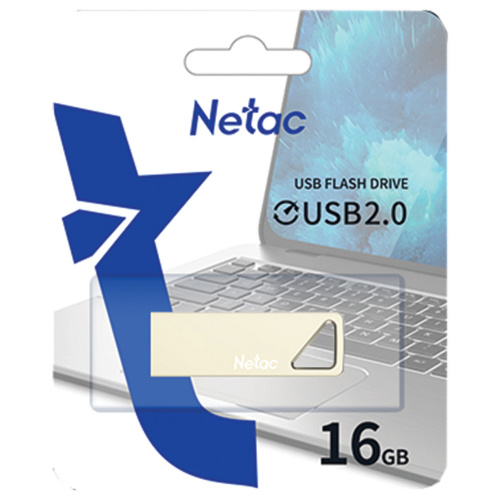 Флеш-диск 16GB NETAC U326, USB 2.0, металлический корпус, серебристый, NT03U326N-016G-20PN фото 6