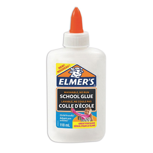 Клей для слаймов ПВА ELMERS "School Glue", 118 мл (1 слайм)