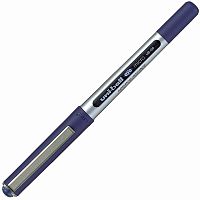 Ручка-роллер Uni-Ball Eye, СИНЯЯ, корпус черный, узел 0,5мм, линия 0,3мм, UB-150 BLUE