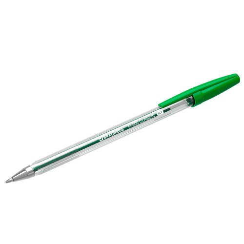 Ручка шариковая BRAUBERG "M-500 CLASSIC", корпус прозрачный, линия письма 0,35 мм, зеленая фото 10
