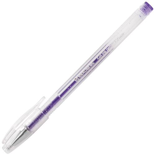 Ручки гелевые BRAUBERG "Jet", 6 цветов, блестки, узел 1 мм, линия письма 0,8 мм фото 7