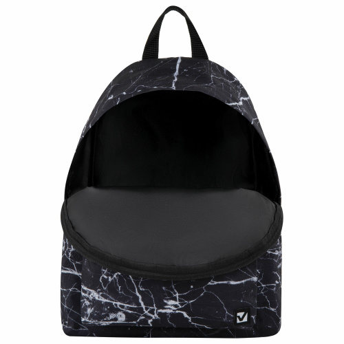 Рюкзак BRAUBERG "Black marble", 20 литров, 41х32х14 см, универсальный, сити-формат фото 10