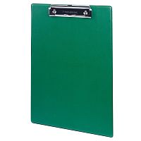 Доска-планшет BRAUBERG "NUMBER ONE", А4, картон/ПВХ, зеленая