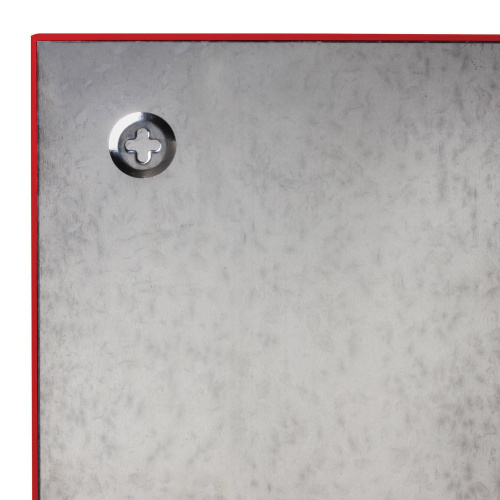 Доска магнитно-маркерная стеклянная BRAUBERG, 60х90 см, 3 магнита, красная фото 3