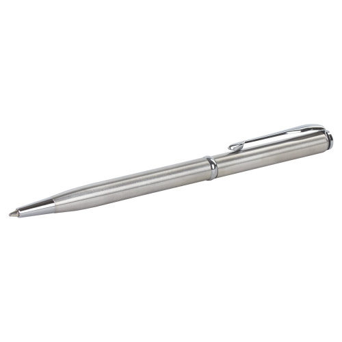 Ручка подарочная шариковая GALANT "Arrow Chrome", корпус серебристый, хромированные детали, синяя фото 3