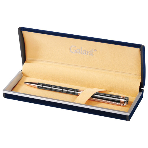 Ручка подарочная шариковая GALANT "Vitznau", корпус серый, синяя фото 8