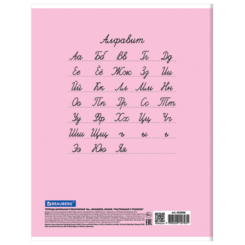 Тетрадь BRAUBERG "ЭКО", 18 л., линия, обложка плотная мелованная бумага, с уголком фото 8