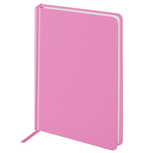Ежедневник недатированный BRAUBERG "Select", А6, 100x150 мм, балакрон, 160 л., розовый фото 2