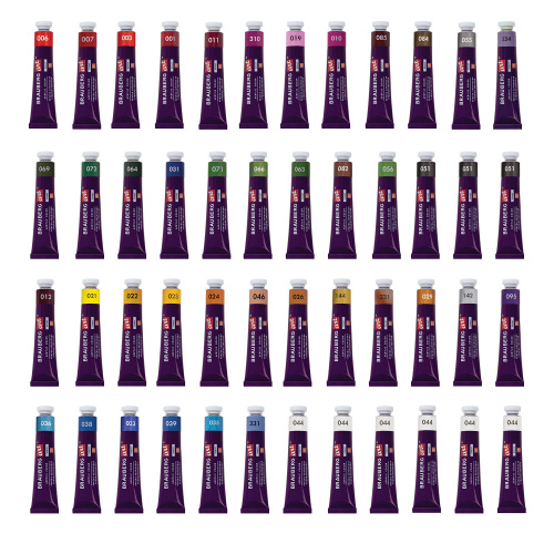 Краски акриловые художественные BRAUBERG ART DEBUT, 48 штук, 41 цвет, 22 мл, в тубах фото 5