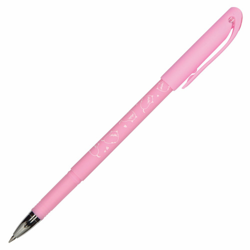 Ручка стираемая гелевая BRUNO VISCONTI Кошечка, узел 0,5 мм, линия письма 0,3 мм, синяя фото 4