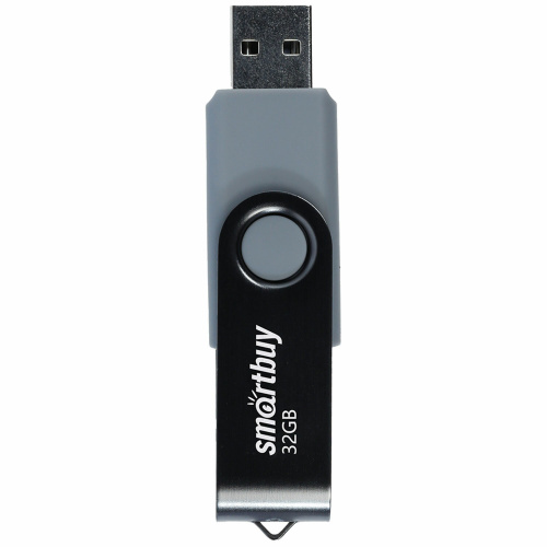 Флеш-диск 32 GB SMARTBUY Twist USB 2.0, черный, SB032GB2TWK фото 2
